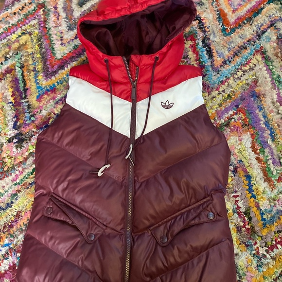 adidas Jackets & Blazers - Vintage Retro Adidas Puffer Vest